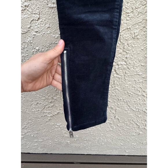 Rag & Bone Velvet Skinny Jeans, Ankle Zip, Skinny Midrise - Picture 4 of 12